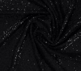 Black stretch 2mm sequins